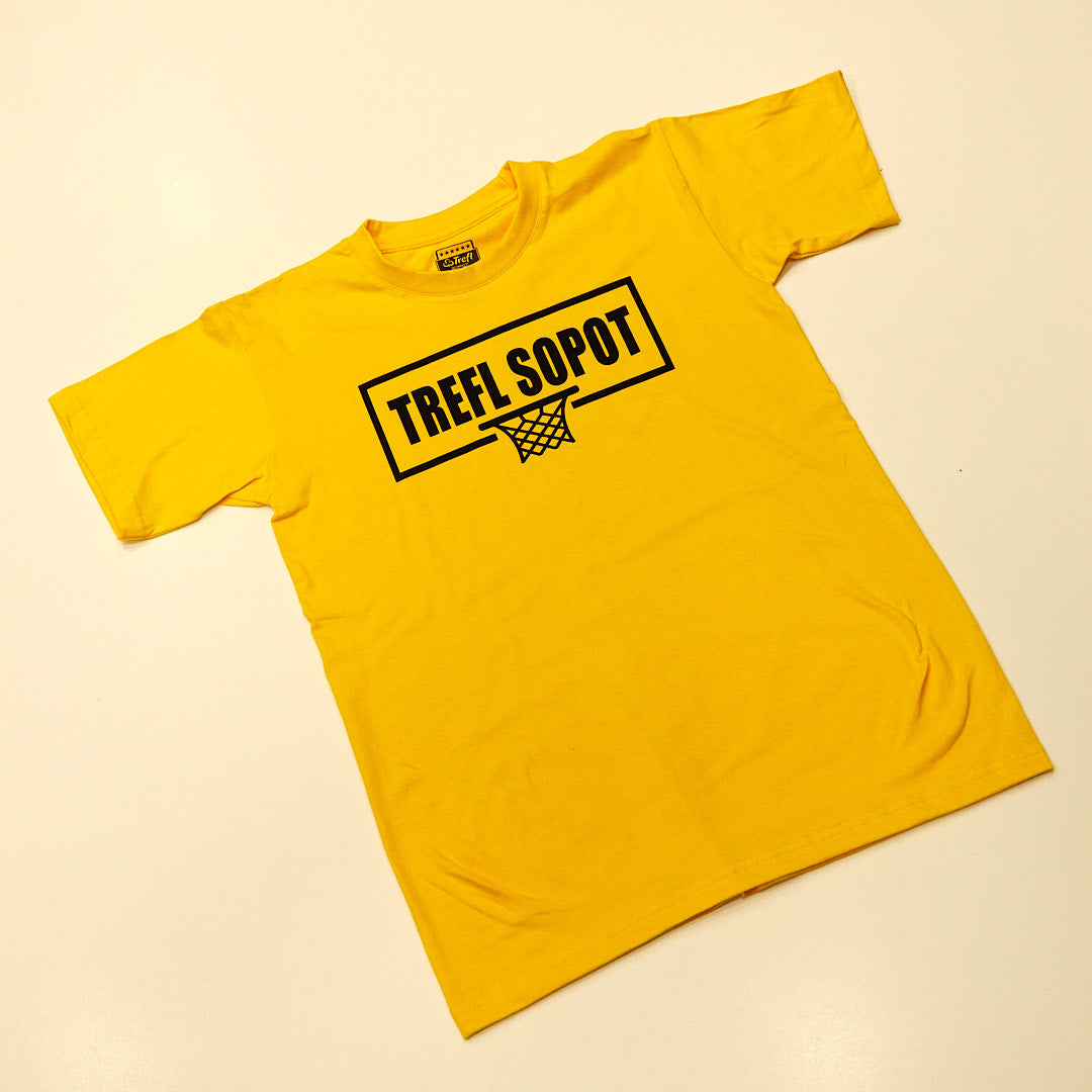 Żółta koszulka z koszem